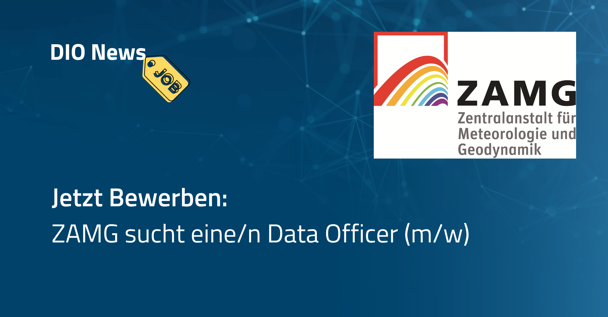 ZAMG sucht eine/n Data Officer