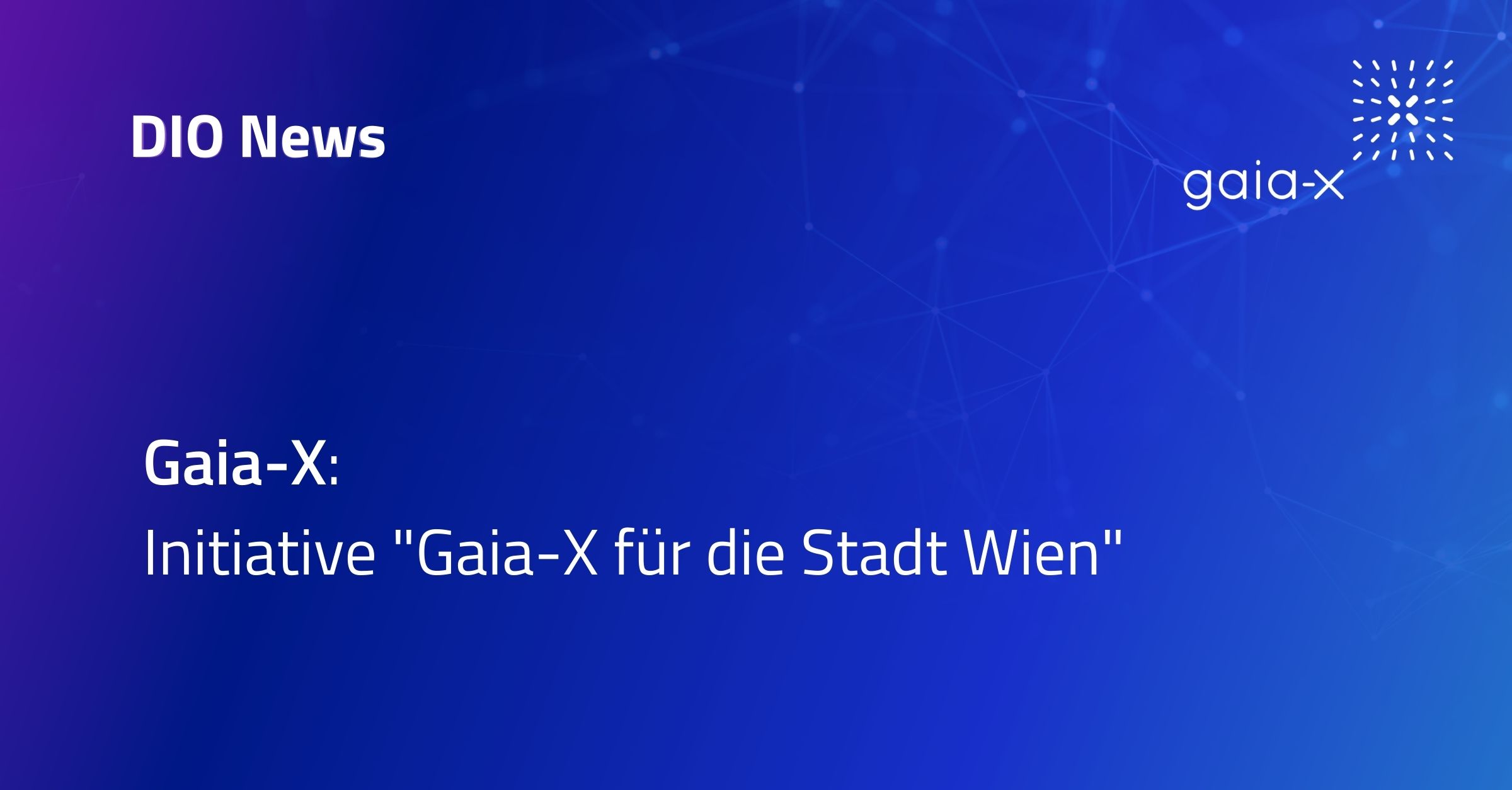 Gaia-X für die Stadt Wien