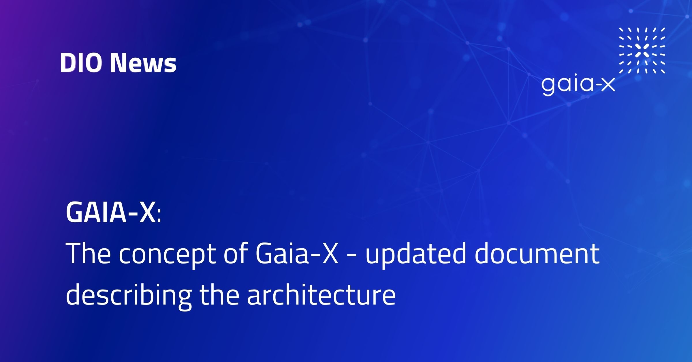 Gaia-X Architecture new Version