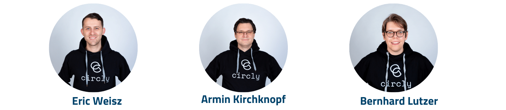 Das Circly-Gründertrio