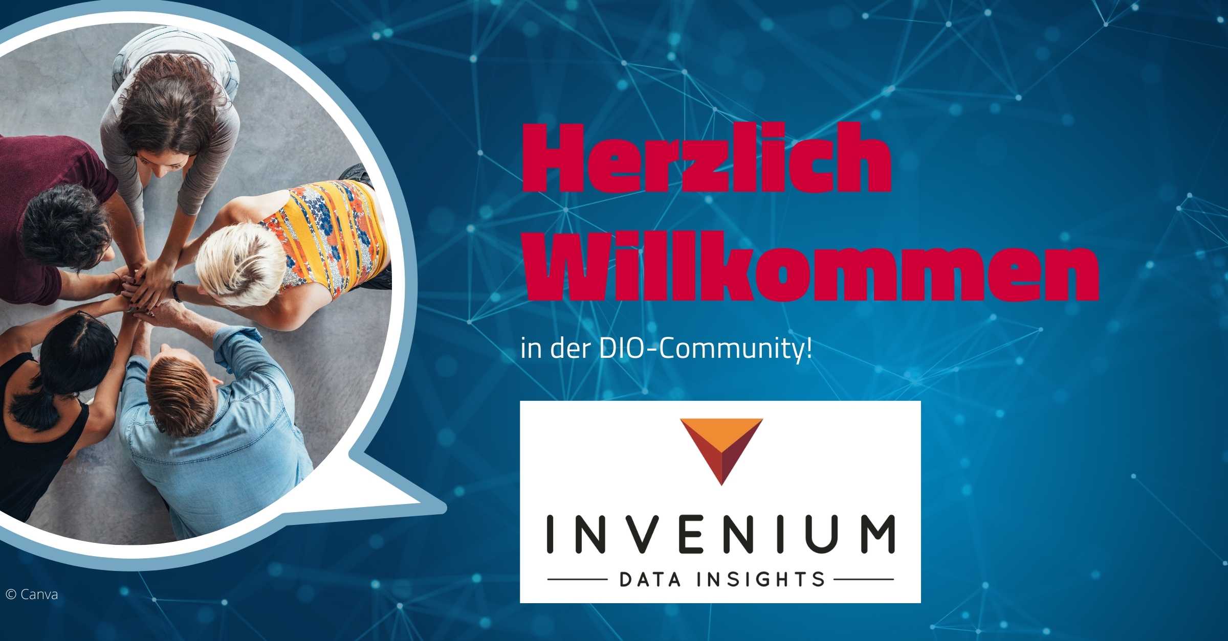 Herzlich Willkommen im DIO-Netzwerk Invenium Data Insights GmbH