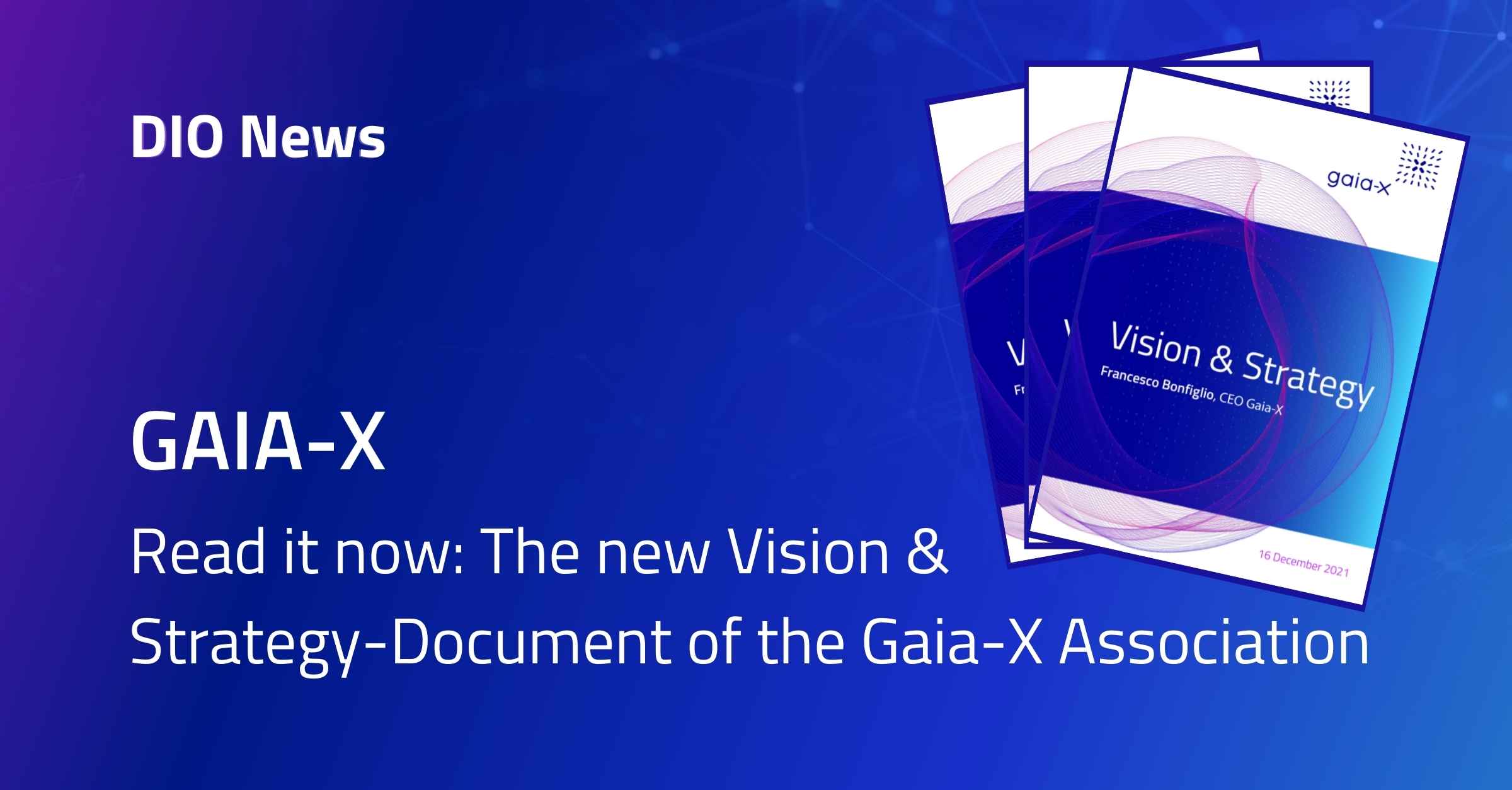 Vision and Strategy of Gaia-X