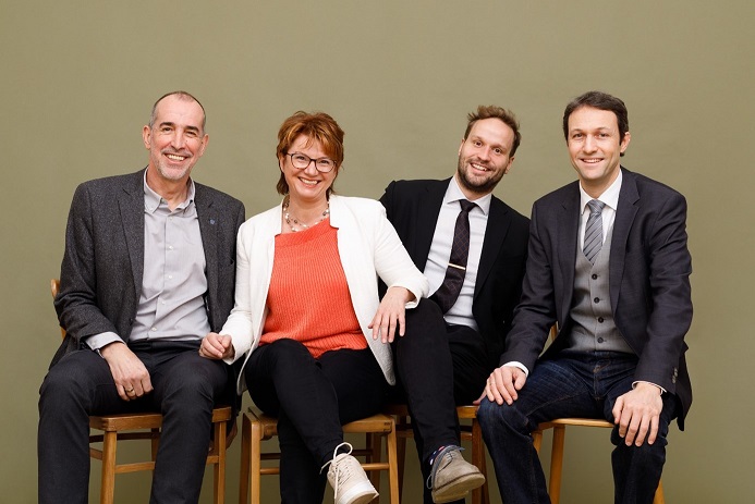 The capito management team (from left to right): Klaus Candussi (Co-Founder), Walburga Fröhlich (CEO und Co-Founder), Paul Anton Mayer (CDO, Chief Digital Officer), Ernst Stelzmann (CFO, Chief Financial Officer)