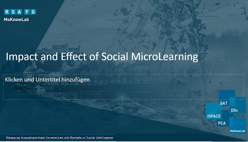 Presentation: Impact and Effect of Social MicroLearning